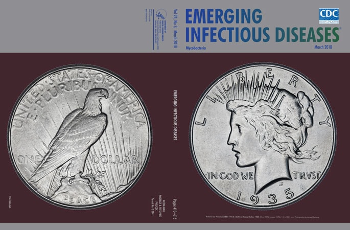 Antonio de Francisci (1887−1964). US Silver Peace Dollar, 1935. Silver (90%), copper (10%), 1.5 in/38.1 mm. 