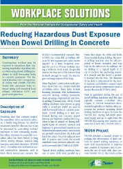 Workplace Solution: Reducing Hazardous Dust Exposure When Dowel Drilling Concrete