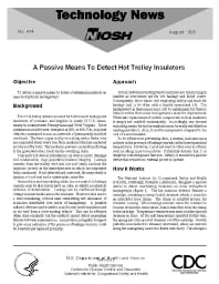 Image of publication Technology News 474 - A Passive Means to Detect Hot Trolley Insulators