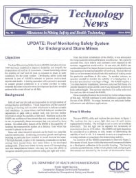 Image of publication Technology News 481 - Update: Roof Monitoring Safety System for Underground Stone Mines