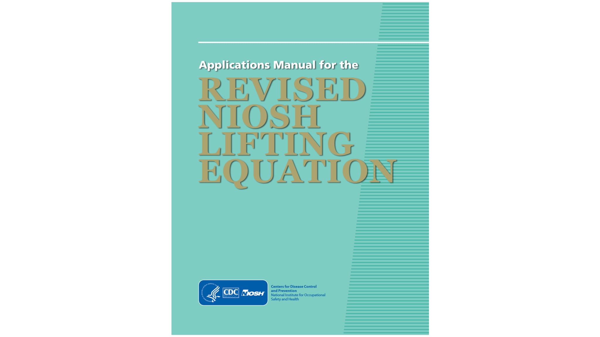 Cover of the Revised NIOSH Lifting Equation manual