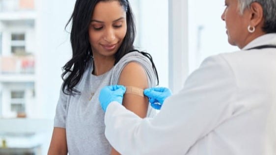 Person who has received a vaccination