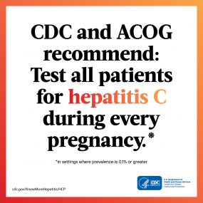 ad campaign promoting hepatitis C screening guidance