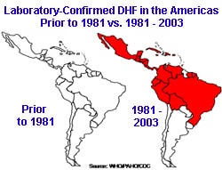 Image: Lab Confirmed cases of Dengue in South America