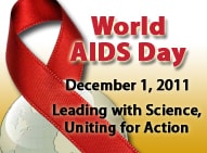 World AIDS Day - December 1, 2011 banner