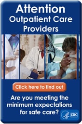 Attention Outpatient Care Providers Button