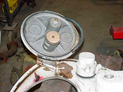 10-inch lid after the explosion