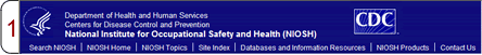Screenshot of NIOSH Header/Navigation Bar