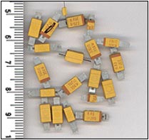 Photo 1.  Tantalum Capacitors