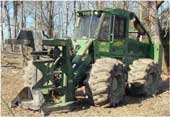 Feller buncher.