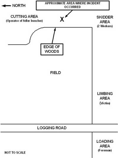 Aerial View of Work Site.