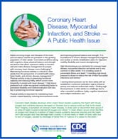 Coronary Heart Disease, Myocardial Infarction, and Stroke - A Public Issue brief cover