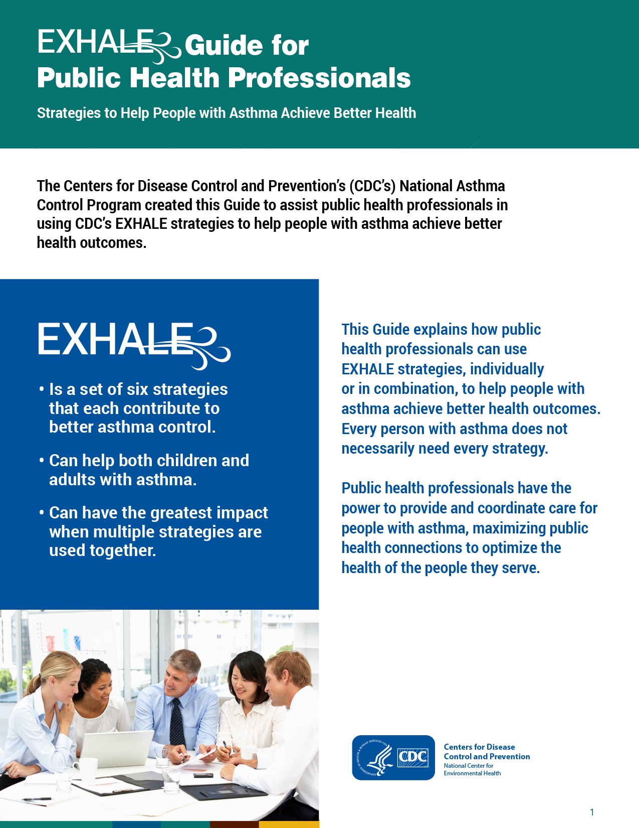 EXHALE Guide for Public Health Professionals