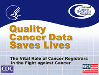 First slide in Quality Cancer Data Saves Lives presentation