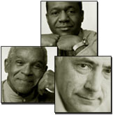 Photographs of three men