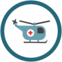 Air medical icon.