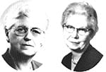 Thumbnail of Pearl Kendrick (left) and Grace Eldering. Photo credit: Michigan Women’s Hall of Fame (www.michiganwomenshalloffame.org).