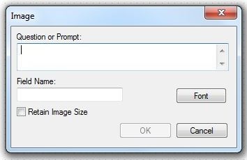 Image showing the Image Field Definition Dialog box.