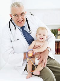 Photo: Doctor with baby
