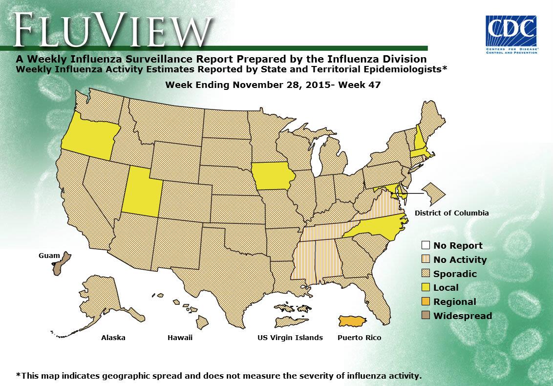 WEEK 47, 2015 FLU MAP NOT PRESENT ON SERVER
