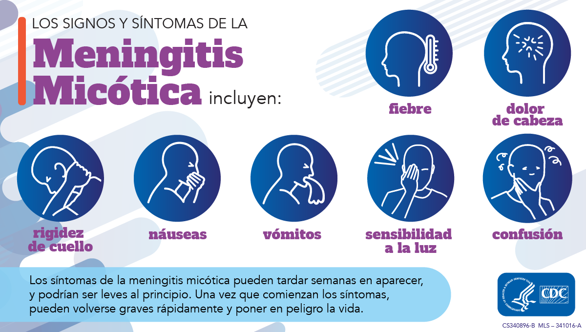 Brote de meningitis micótica: si recibiste anestesia epidural en Matamoros, México, en River Side Center o Clínica K-3 del 1.o de enero al 13 de mayo del 2023, estás en riesgo de meningitis micótica.