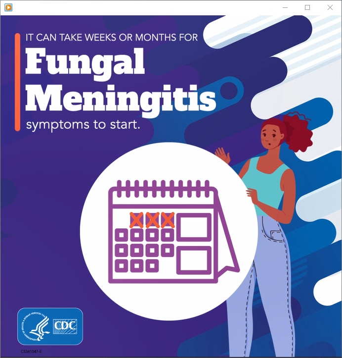 Fungal meningitis social media video