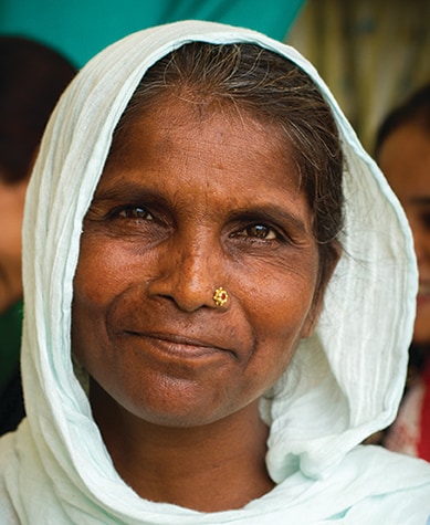 A woman at a health facility in Nepal. Photo: RTI International