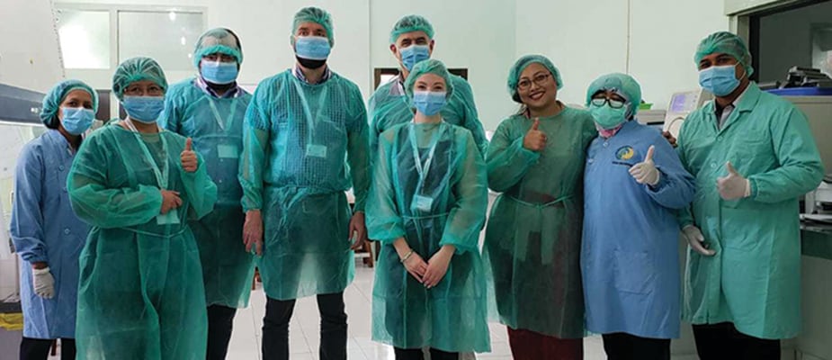 GHSA ministerial delegates visited Sanglah Hospital microbiology laboratory, which routinely tests for evidence of antimicrobial resistance to MRSA, MDR-TB, among other pathogens. Photo: Beth Ervin