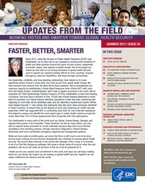 Updates From the Field Summer 2017 cover