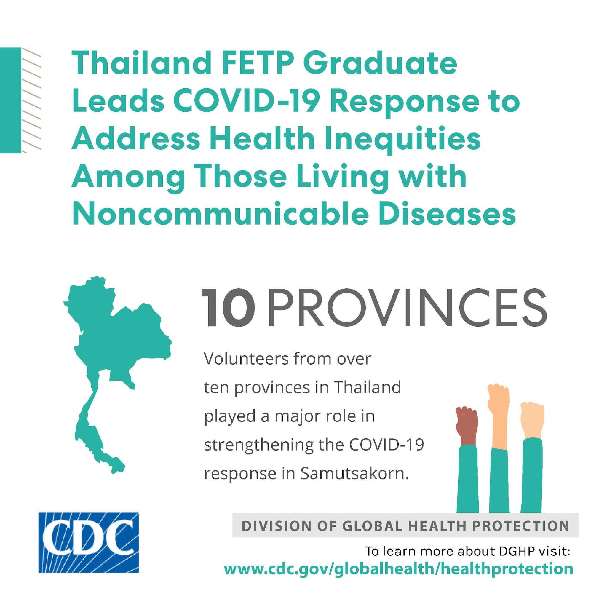 Thailand FETP Graduate Leads COVID-19 Response to Address Health Inequities Among Those Living with Noncommunicable Diseases