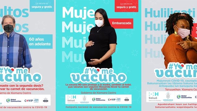 A poster created by the Honduran Ministry of Health