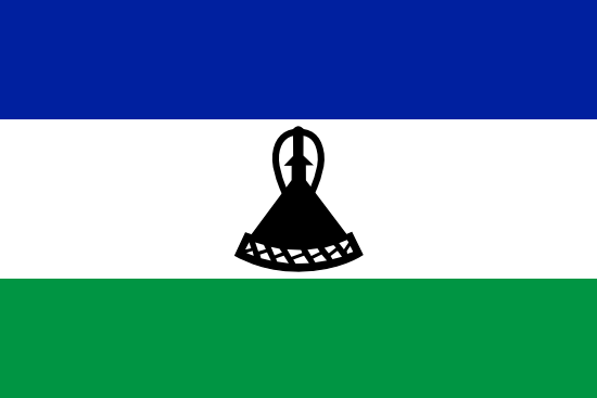 Lesotho country flag