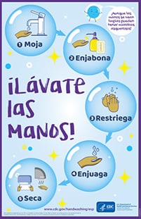  Imagen pequeña del afiche de "Lávate las manos"