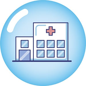 Ilustración: Hospital o clínica