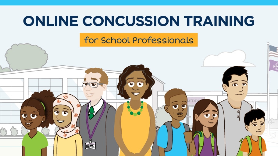 Online concussion training for school professionals.