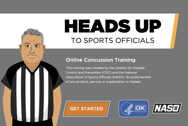 HEADS UP to Sports Officials: Online Concussion Training