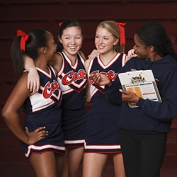 Photo of cheerleaders