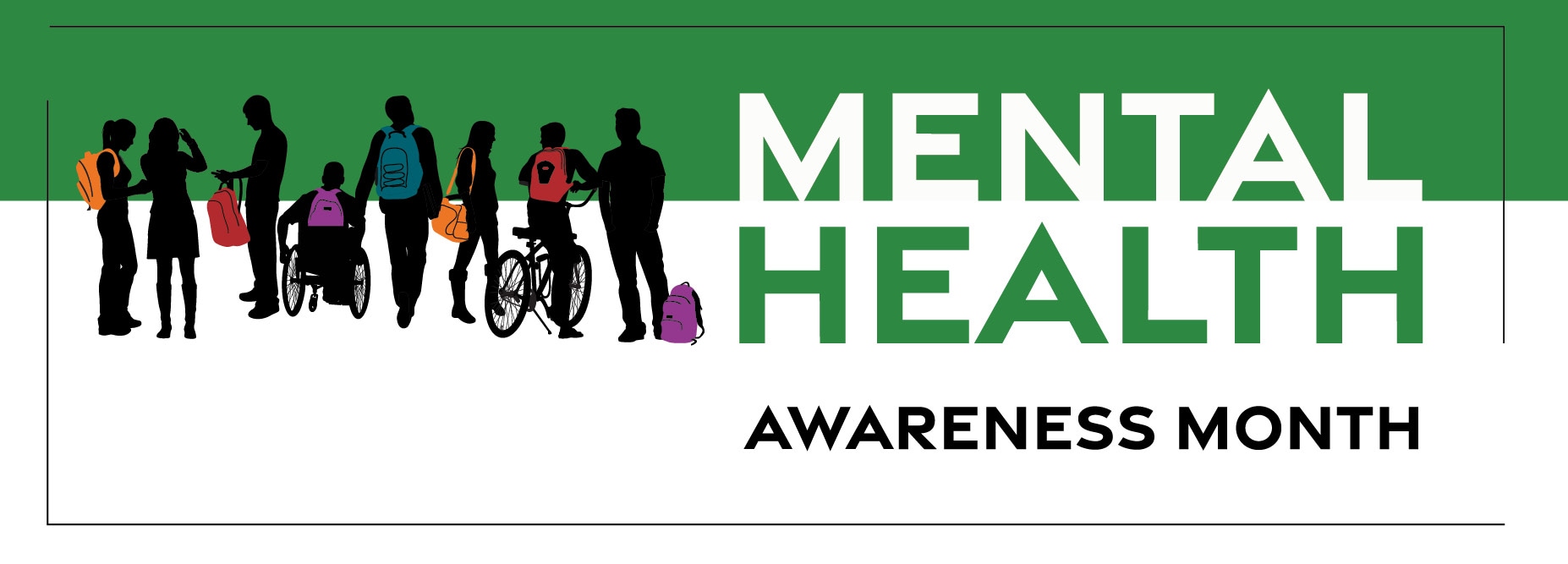 Mental Health Awareness Month 2024 promotion banner