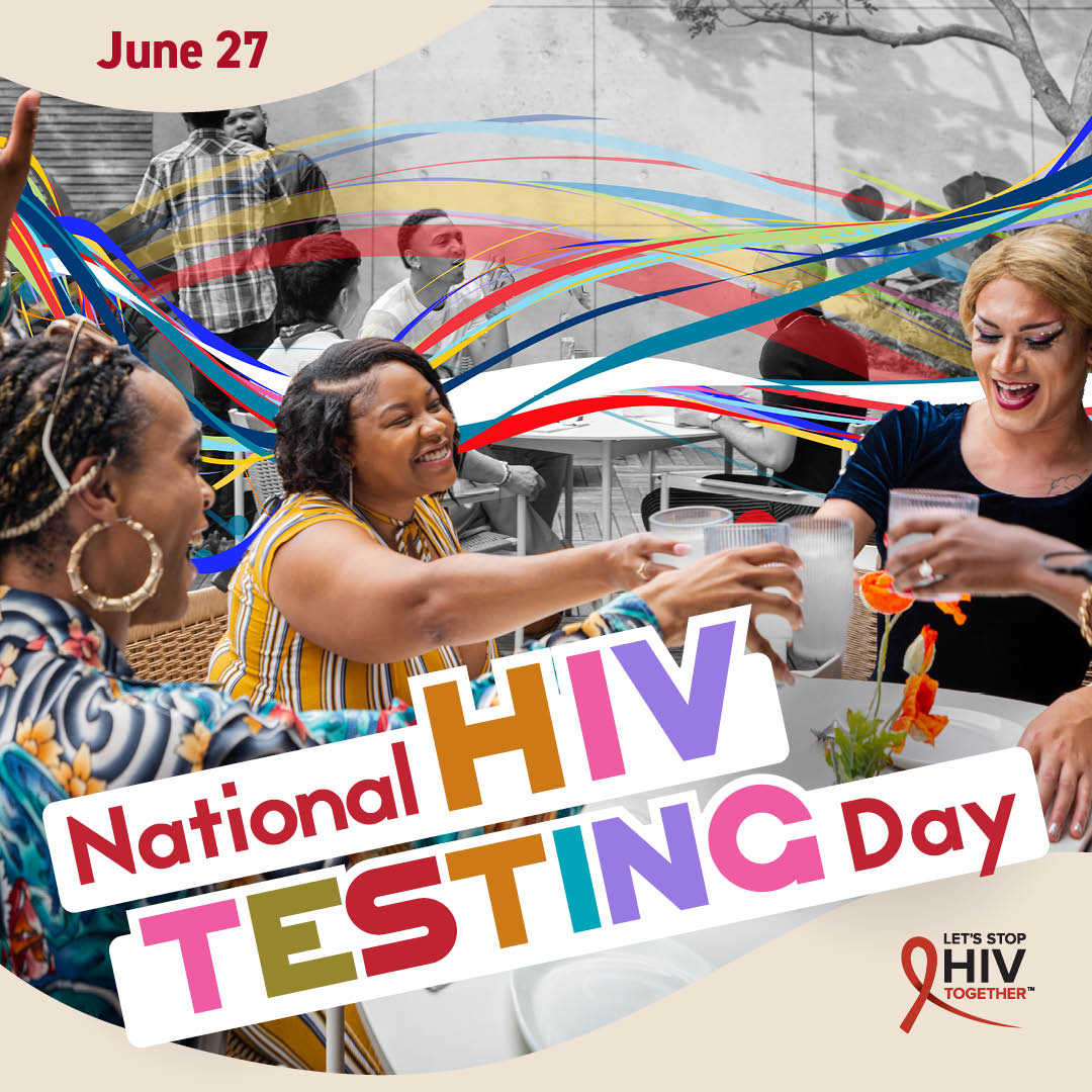 National HIV Testing Day is June 27.