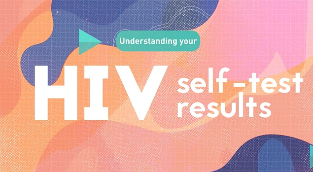 Understanding your HIV self-test results.