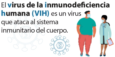El virus de la inmunodeficiencia humana (VIH) es un virus que ataca al sistema inmunitario del cuerpo.