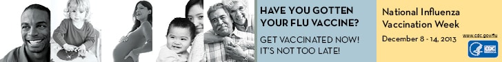Have you gotten your flu vaccine? It's not too late! It's National Influenza Vaccination Week.