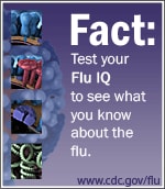 The Flu I.Q.
widget is an interactive quiz to test your flu knowledge.