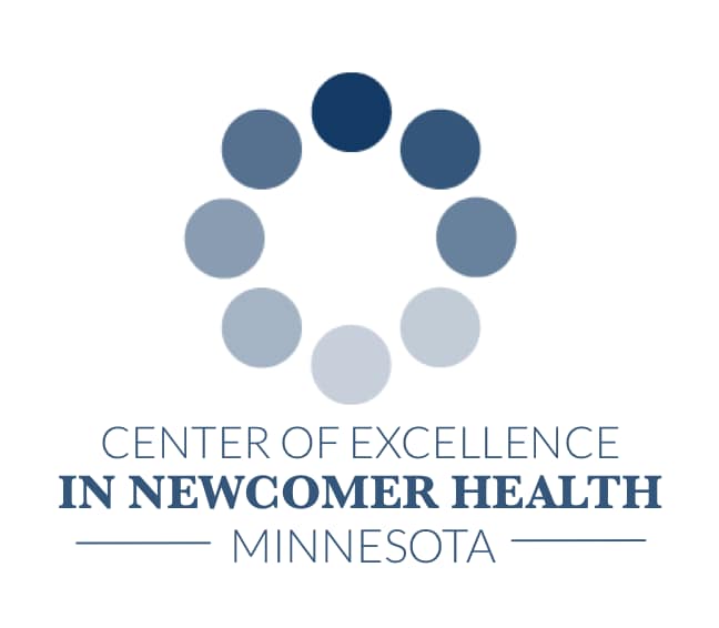 Minnesota Center of Excellence in Newcomer Health logo