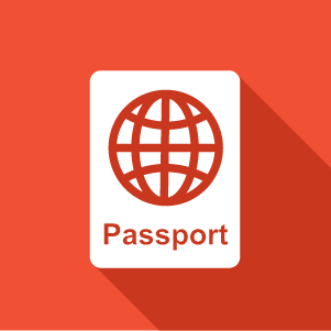 illustration of a passport