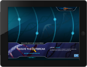 Photo: Try CDC's new iPad app: Solve the Outbreak (Where you get to be the disease detective!)