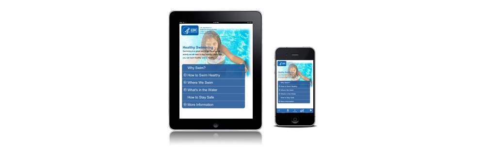 Photo of Healthy Swimming app in iPad and iPhone