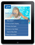 Healthy Swimming app on iPad