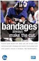 bandages always make the cut poster.