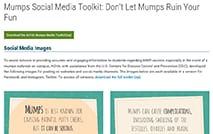 A social media toolkit for mumps.